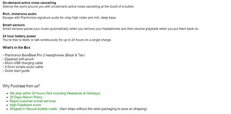 Condition Description For Ebay