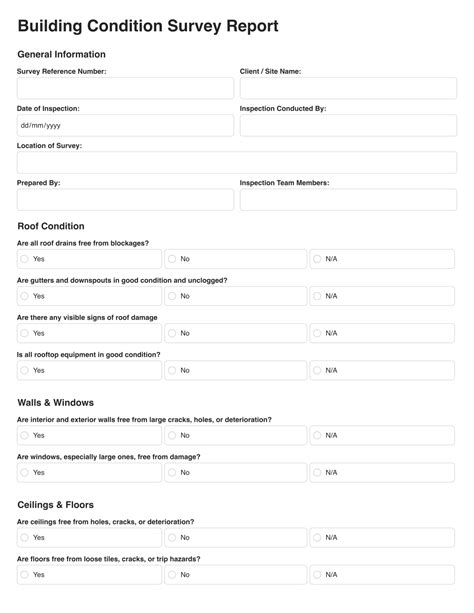 condition survey report