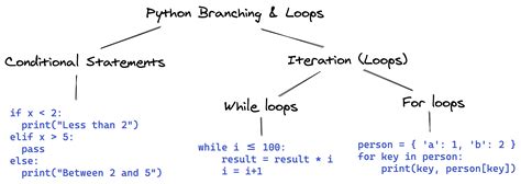 conditional branching statements in python with example
