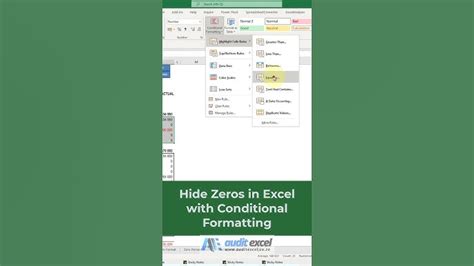 Conditional Formatting Hide Row If Cell 0