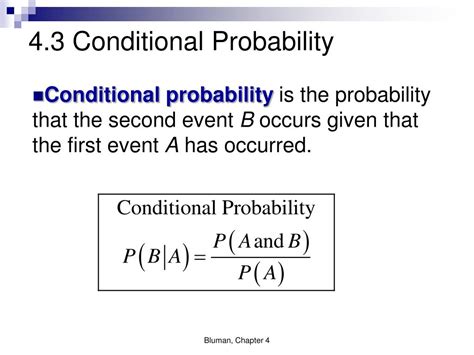 conditional probability definition and example