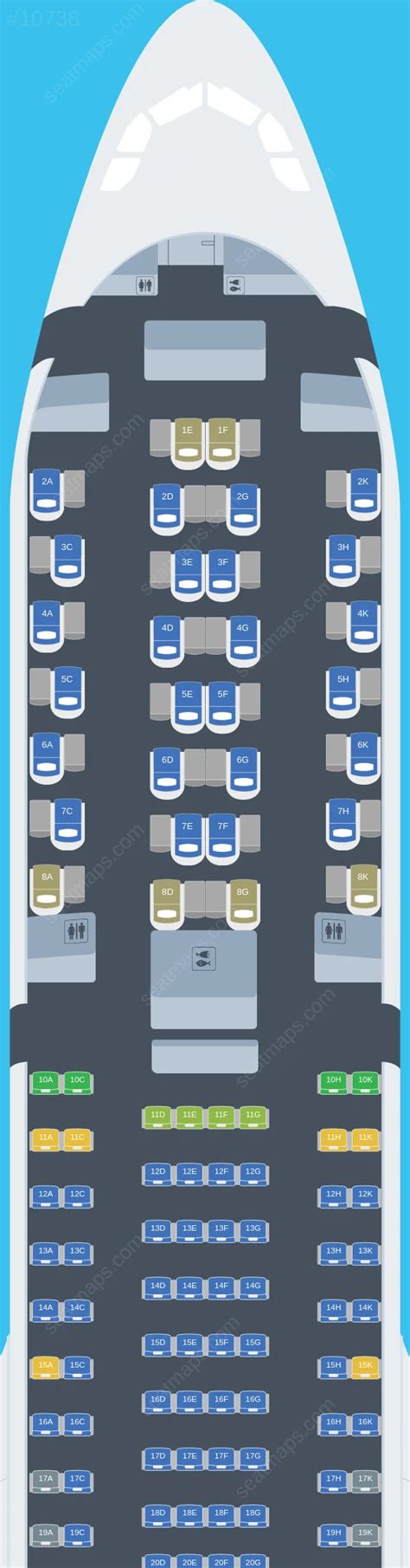 condor airbus a330-900neo seat map