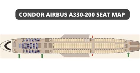 condor airlines a330-200 seat map