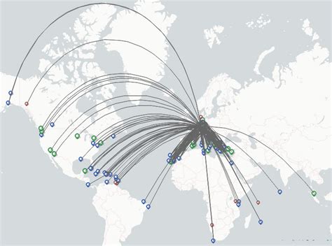 condor airlines flights map