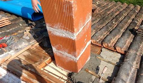 Construire un conduit de cheminée en brique Construction