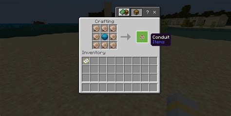 Conduit Recipe Minecraft