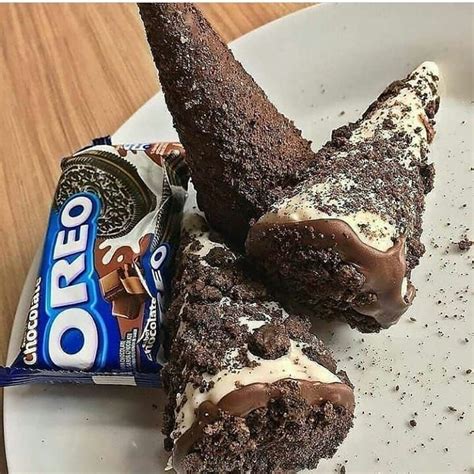 cone trufado de oreo