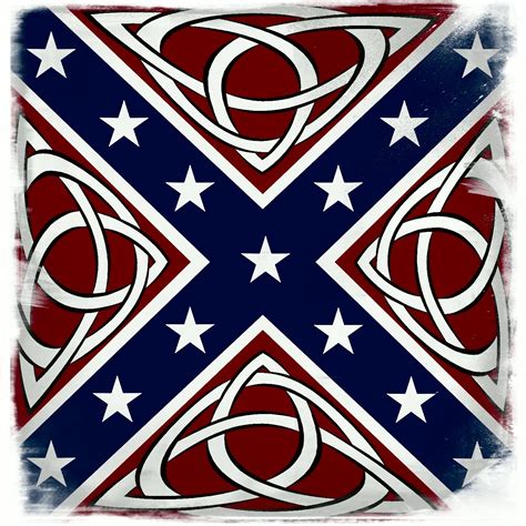 confederate flag celtic cross