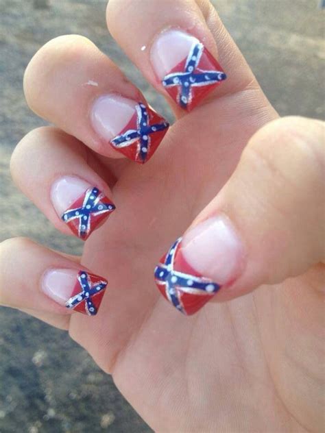 Confederate Flag Nails