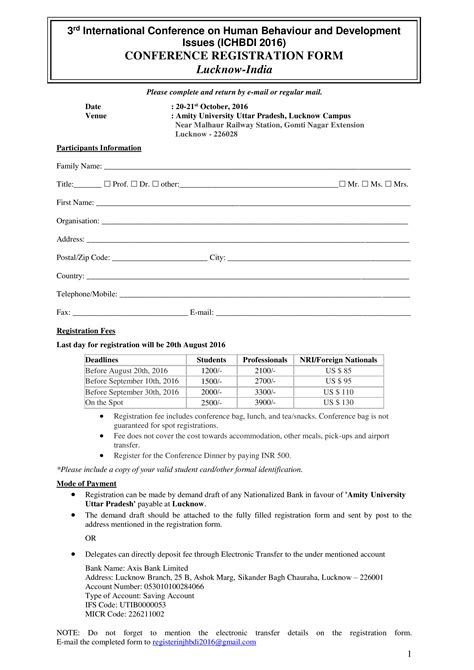 FREE 39+ Registration Form Templates in PDF MS Word Excel
