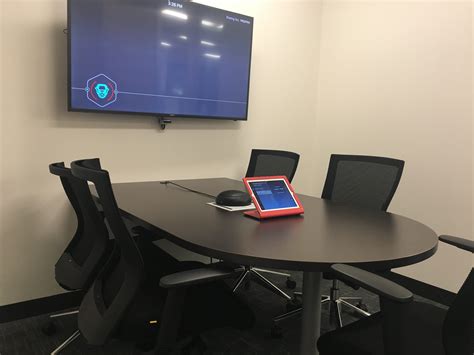 conference room with video conferencing