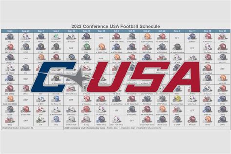 conference usa football schedule 2024