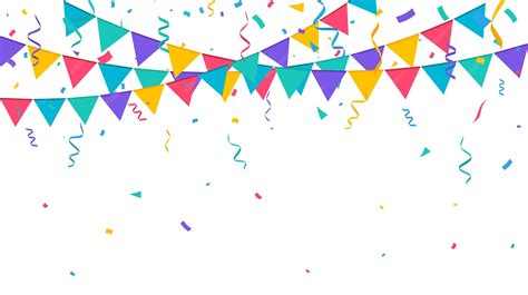 Confetti Background Vector