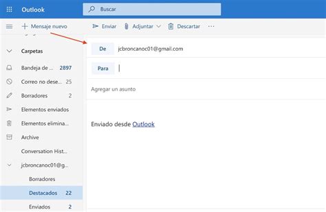 configuracion de gmail en outlook
