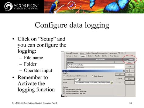 configure data file exercise set
