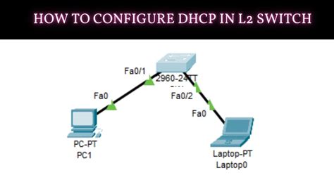 configure dhcp on switch