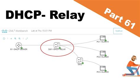 configure dhcp relay aruba switch