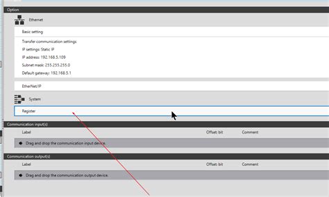 configure register define