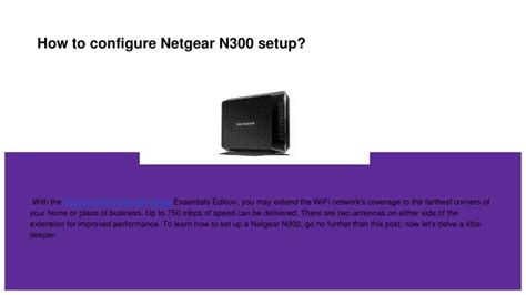 How to Setup Netgear N300 Wifi Range Extender YouTube