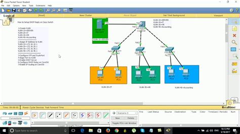 configuring dhcp on cisco switch