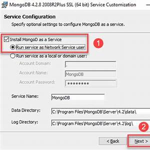 Configuring MongoDB after installation
