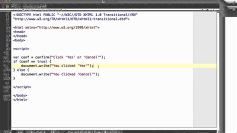 Confirm Box Html Javascript