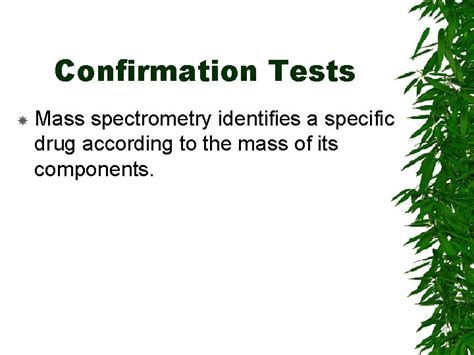 Confirmation Drug Test