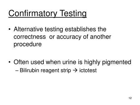Confirmatory Test Meaning