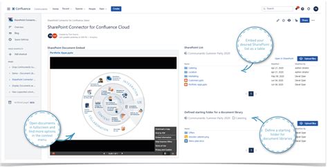 Confluence Connector Sharepoint