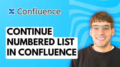 Confluence Numbered List Continue Numbering