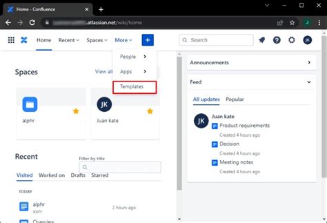 Confluence Template Variables Current Date