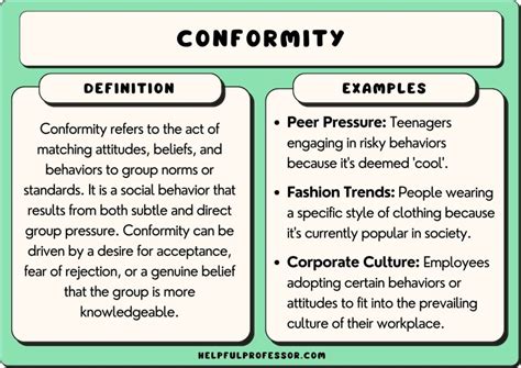 conformity examples