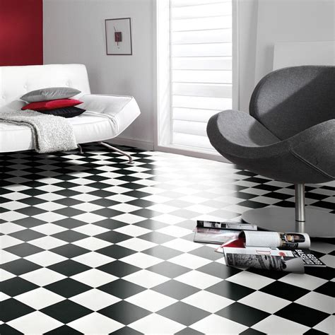 congoleum black and white vinyl flooring