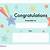 congratulations certificate printable