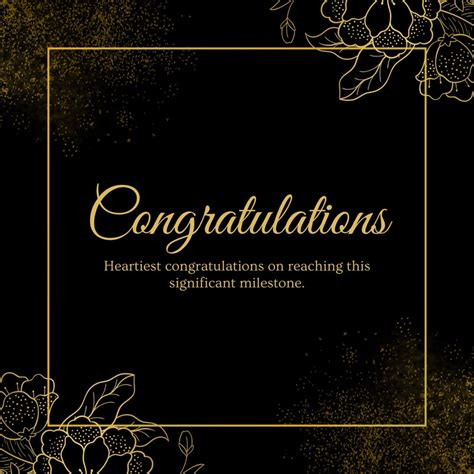 Congratulatory Design