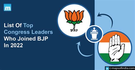 congress leaders who joined bjp