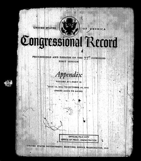 congressional records archive