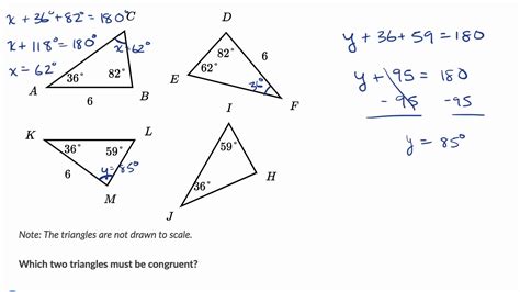 congruent triangles example questions