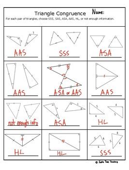 30 Geometry Worksheet Congruent Triangles Answers Education Template