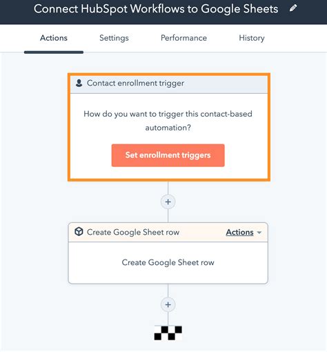 Connect HubSpot to Google Sheets Using Workflows