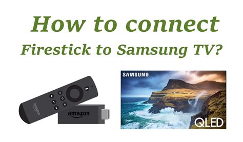 connect firestick to smart tv