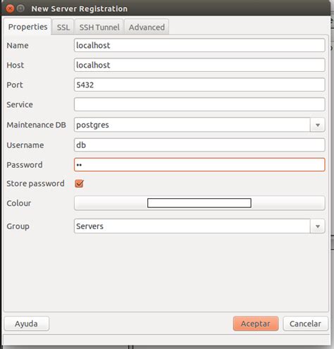 connect local postgres to pgadmin