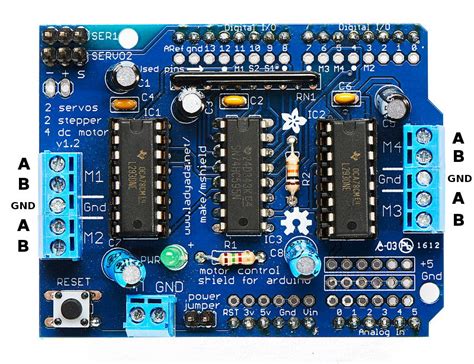 Connect Motor Shield To Arduino
