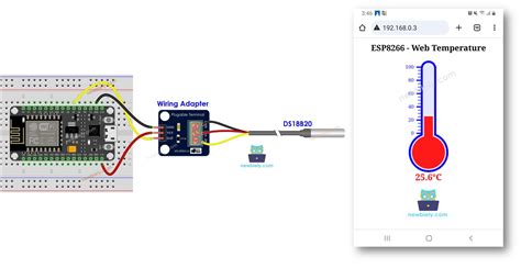Connect Temperature Sensor To Esp8266