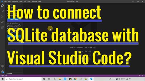 connect to sqlite using visual studio