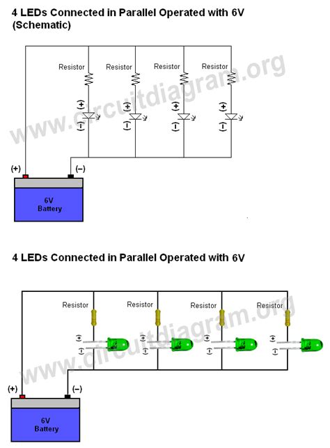 Connecting Leds In Parallel With One Resistor