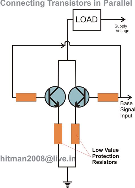 Connecting Transistors In Parallel