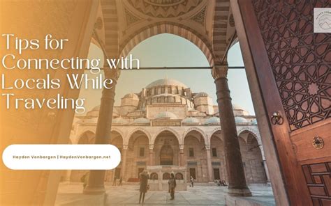 connecting with locals