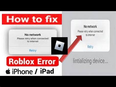 connection error roblox ipad