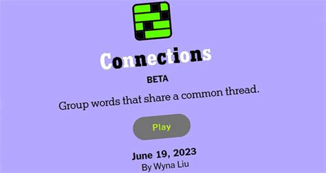 connections game unlimited nyt